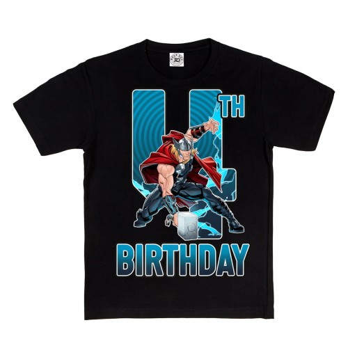 DZIECIĘCA KOSZULKA PREZENT NA 4 URODZINY MARVEL COMICS THOR 1