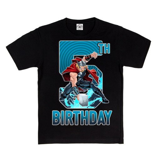 DZIECIĘCA KOSZULKA PREZENT NA 5 URODZINY MARVEL COMICS THOR