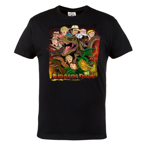 KOSZULKA FILMOWA JURASSIC PARK BOHATEROWIE DINOZAURY PARK JURAJSKI 1