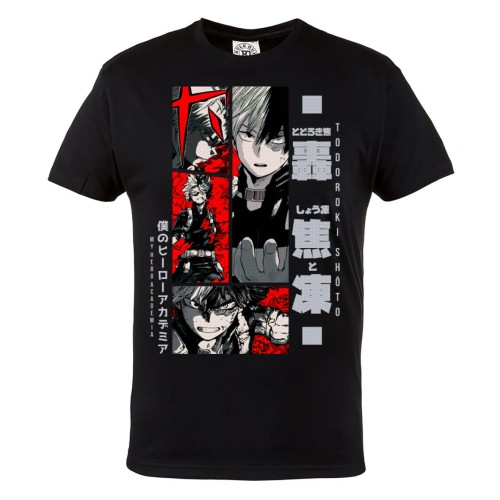 KOSZULKA ANIME MY HERO ACADEMIA AKADEMIA BOHATERÓW SHONEN MANGA TODOROKI SHOTO