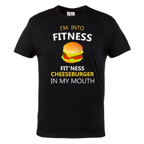 KOSZULKA NA SIŁOWNIĘ I'M INTO FITNESS CHEESEBURGER 1