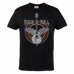 KOSZULKA MĘSKA MUZYCZNA ROCK&ROLL GITARA