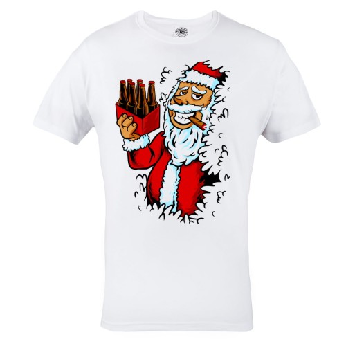 KOSZULKA ŚWIĄTECZNA BOŻE NARODZENIE NA ŚWIĘTA ŚWIĘTY MIKOŁAJ Z PIWEM 1