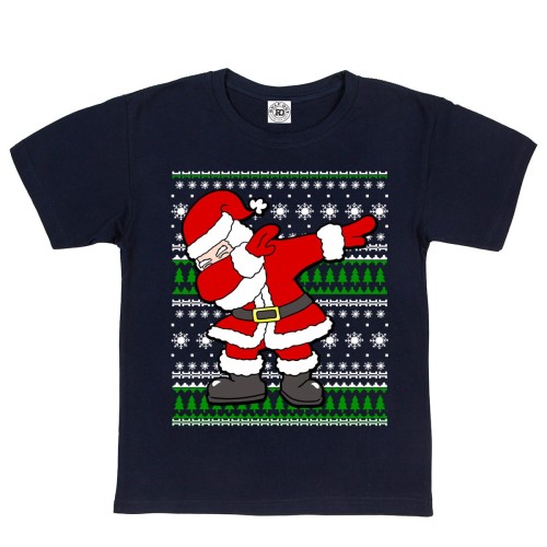 DZIECIĘCA KOSZULKA ŚWIĄTECZNA NA ŚWIĘTA BOŻE NARODZENIE ŚWIĘTY MIKOŁAJ DABBING 1