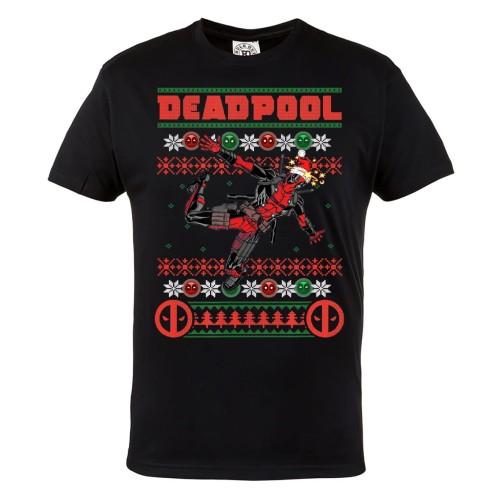 MĘSKA PIŻAMA ŚWIĄTECZNA PREZENT POD CHOINKĘ BOŻE NARODZENIE DEADPOOL MARVEL 2