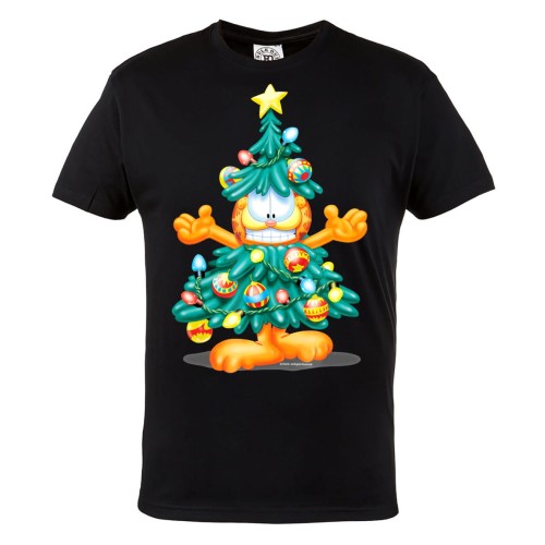 MĘSKA PIŻAMA ŚWIĄTECZNA PREZENT BOŻE NARODZENIE BAJKA KOT GARFIELD CHOINKA 2