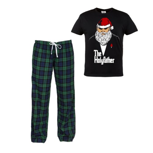 MĘSKA PIŻAMA ŚWIĄTECZNA PREZENT BOŻE NARODZENIE SANTA ŚWIĘTY MIKOŁAJ THE HOLYFATHER 1