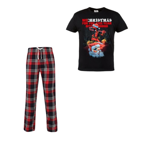 MĘSKA PIŻAMA ŚWIĄTECZNA PREZENT BOŻE NARODZENIE DEADPOOL NO CHRISTMAS FOR YOU THIS YEAR