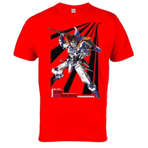 KOSZULKA GUNDAM ROBOT ANIME MANGA ASTRAY BLUE FRAME REVISE 1
