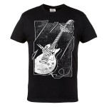 KOSZULKA MĘSKA MUZYCZNA MUZYKA GITARA DLA GITARZYSTY ROCKOWA