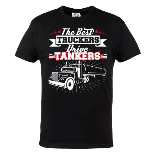 KOSZULKA DLA KIEROWCY TIRA CIĘŻARÓWKA THE BEST TRUCKERS DRIVE TANKERS 1