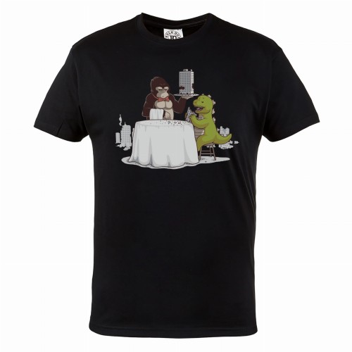 KOSZULKA FILMOWA ONE WILL FALL GODZILLA KONTRA KONG  ANIMACJA KRESKÓWKA 1