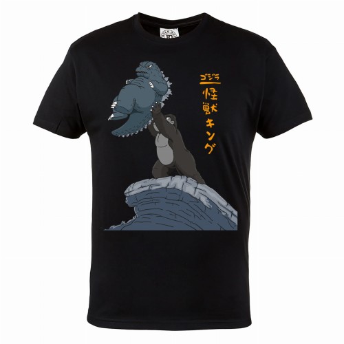 KOSZULKA FILMOWA ONE WILL FALL GODZILLA KONTRA KONG ANIMACJA KRESKÓWKA 1