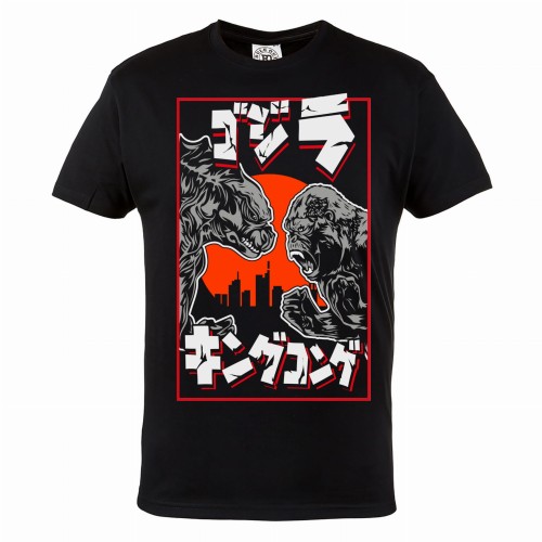 KOSZULKA FILMOWA ONE WILL FALL GODZILLA KONTRA KONG STARCIE 1