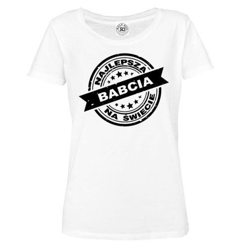 KOSZULKA PREZENT NA DZIEŃ BABCI NAJLEPSZA BABCIA NA ŚWIECIE