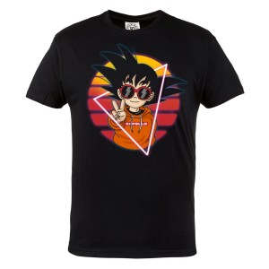 MĘSKA KOSZULKA DRAGON BALL MANGA ANIME CAPSULE CORP SON GOTEN