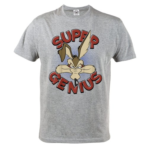 KOSZULKA BAJKOWA KRESKÓWKA LOONEY TUNES KOJOT WILUŚ SUPER GENIUS ZWARIOWANE MELODIE 1