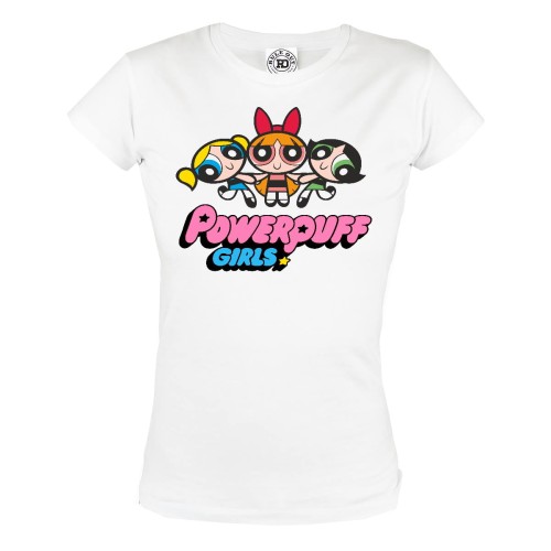 DAMSKA KOSZULKA ATOMÓWKI POWERPUFF GIRLS BÓJKA BAJKA BRAWURKA SERIAL ANIMOWANY 1