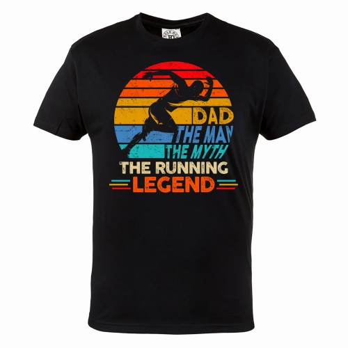 KOSZULKA DLA BIEGACZA BIEGANIE SPORT TATA BIEGACZ DAD THE RUNNING LEGEND 1