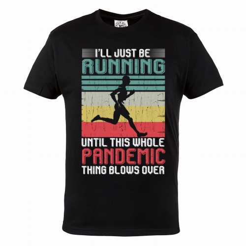 KOSZULKA DLA BIEGACZA BIEGANIE SPORT I'LL JUST BE RUNNING
