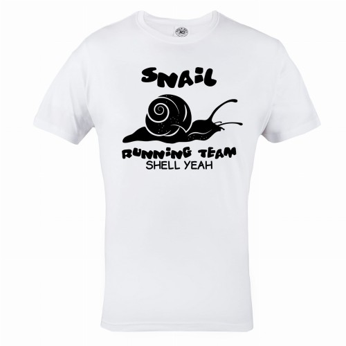 KOSZULKA DLA BIEGACZA BIEGANIE SPORT SNAIL RUNNING TEAM SHELL YEAH 1