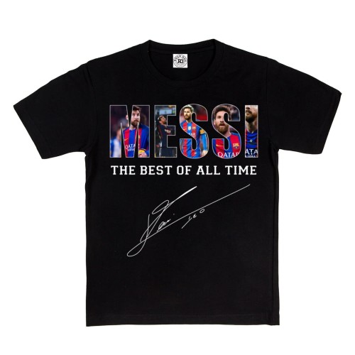 KOSZULKA DZIECIĘCA PIŁKARSKA PIŁKARZ LIONEL MESSI AUTOGRAF FCB THE BEST OF ALL TIME 1