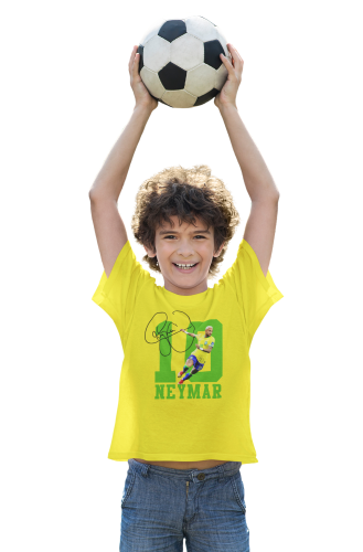 KOSZULKA DZIECIĘCA PIŁKARSKA PIŁKA NOŻNA NEYMAR JR GWIAZDA FUTBOLU