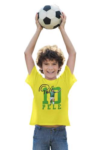 KOSZULKA DZIECIĘCA PIŁKARSKA PIŁKA NOŻNA PELE LEGENDA FUTBOLU 
