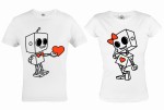 ZESTAW KOSZULEK WALENTYNKOWYCH LOVE PREZENT NA WALENTYNKI ZAKOCHANE ROBOTY