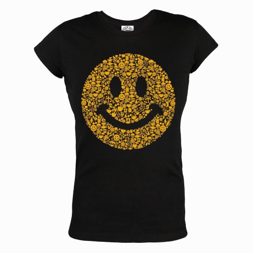 KOSZULKA DAMSKA YELLOW SMILE