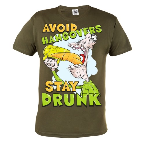 KOSZULKA ŚMIESZNE AVOID HANGOVERS STAY DRUNK 4