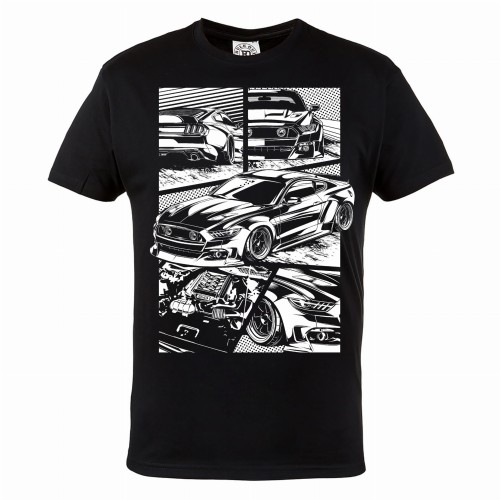KOSZULKA MĘSKA MOTORYZACYJNA FORD MUSTANG 1