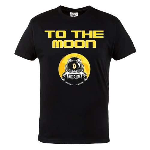 MĘSKA KOSZULKA BITCOIN KRYPTOWALUTY CRYPTO ASTRONAUTA TO THE MOON 1