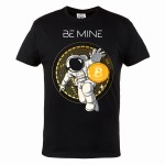 MĘSKA KOSZULKA BITCOIN KRYPTOWALUTY CRYPTO ASTRONAUTA BE MINE