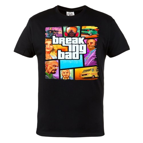 KOSZULKA MĘSKA SERIAL BREAKING BAD WALTER WHITE HEISENBERG GTA 1