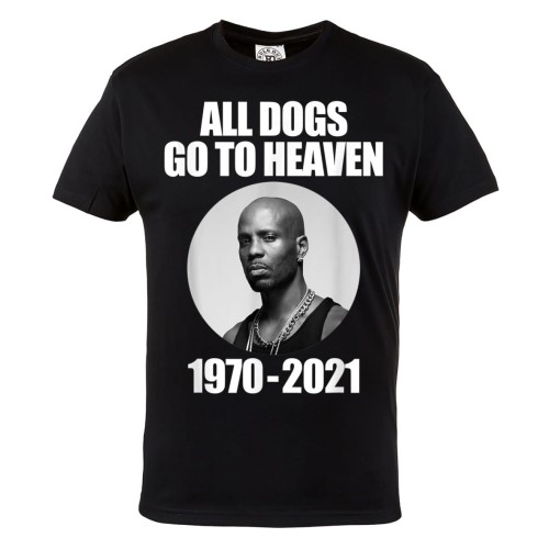 KOSZULKA MĘSKA MUZYCZNA RAPER DMX EARL SIMMONS ALL DOGS GO TO HEAVEN 1