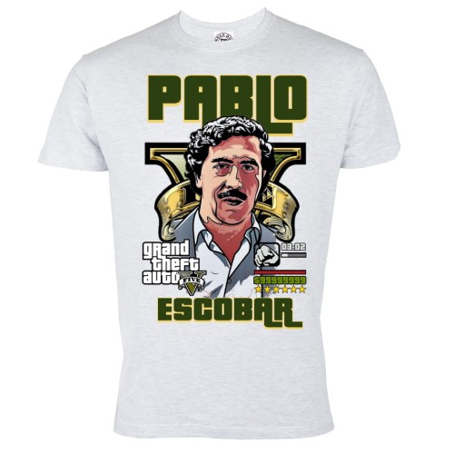 KOSZULKA MĘSKA PABLO ESCOBAR NARCOS KOLUMBIA GTA GRAND THEFT AUTO 1