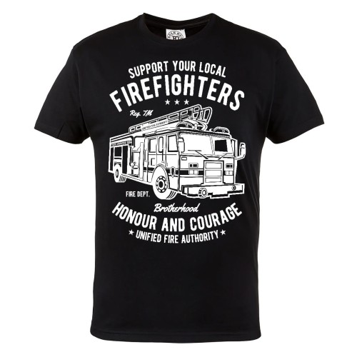 KOSZULKA DLA STRAŻAKA STRAŻACKA STRAŻ POŻARNA SUPPORT YOUR LOCAL FIREFIGHTERS 1