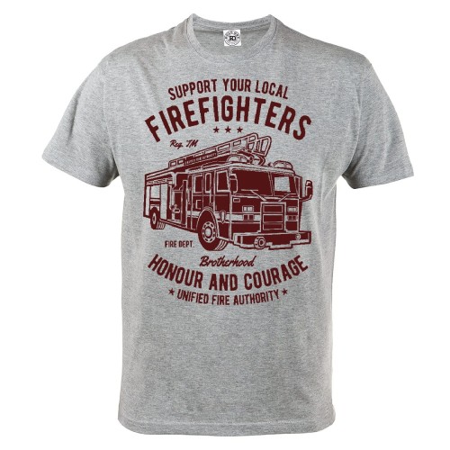 KOSZULKA DLA STRAŻAKA STRAŻACKA STRAŻ POŻARNA SUPPORT YOUR LOCAL FIREFIGHTERS