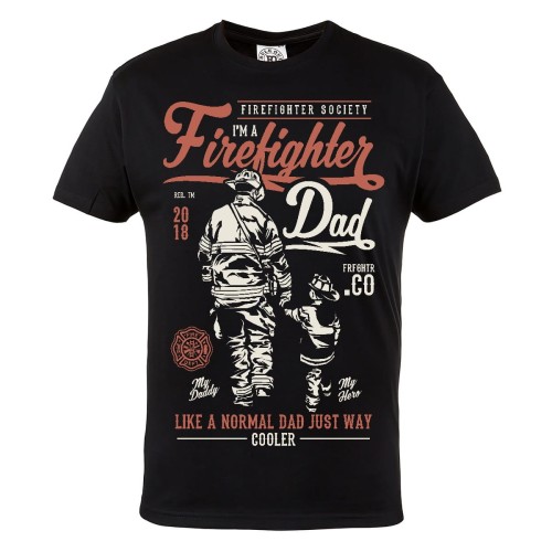 KOSZULKA DLA TATY STRAŻAKA STRAŻACKA STRAŻ POŻARNA FIREFIGHTER DAD 1