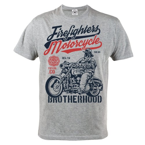 KOSZULKA DLA STRAŻAKA STRAŻACKA STRAŻ POŻARNA MOTOCYKL FIREFIGHTER MOTORCYCLE BROTHERHOOD
