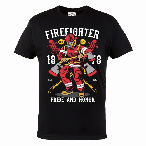 KOSZULKA DLA STRAŻAKA STRAŻACKA STRAŻ POŻARNA FIREFIGHTER PRIDE AND HONOR 1