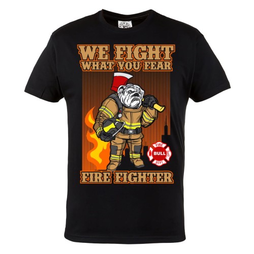 KOSZULKA DLA STRAŻAKA STRAŻACKA STRAŻ POŻARNA WE FIGHT WHAT YOU FEAR FIREFIGHTER