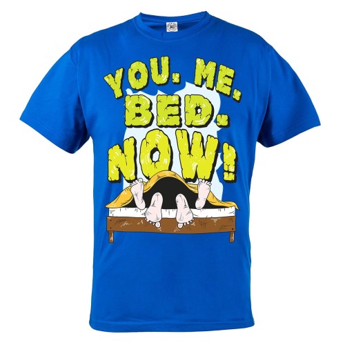 KOSZULKA ŚMIESZNE YOU ME BED NOW 3
