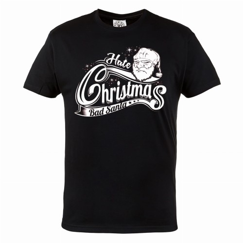 KOSZULKA ŚWIĄTECZNA HATE CHRISTMAS BAD SANTA 1