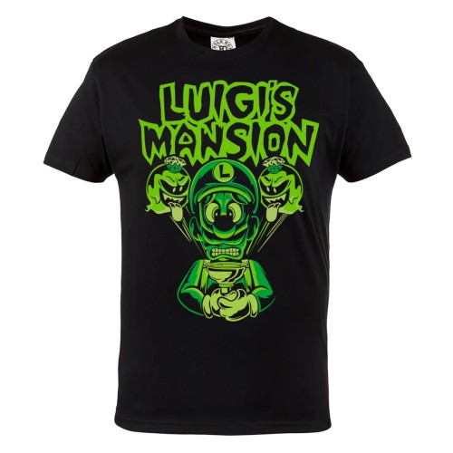 KOSZULKA MĘSKA GRA VIDEO SUPER MARIO BROS LUIGI'S MANSION 1