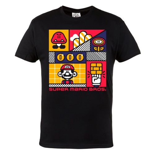 KOSZULKA MĘSKA GRA VIDEO SUPER MARIO BROS RETRO 1