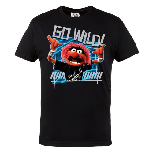 KOSZULKA MĘSKA MUPPET SHOW MUPPETY ULICA SEZAMKOWA ROCKOWY ELMO GO WILD 1