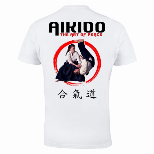KOSZULKA MĘSKA AIKIDO THE ART FO PEACE MARTIAL ARTS SZTUKI WALKI