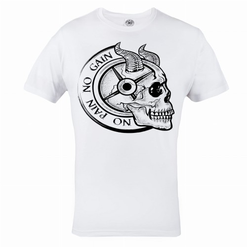 KOSZULKA MĘSKA MMA NO PAIN NO GAIN CZASZKA